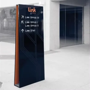 Gas Station Wayfinding Directional Billboard Outdoor LED Pylon Sign Advertising Light Box