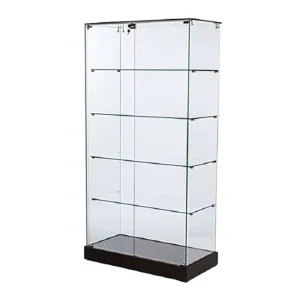 Glass Display Bookcase Cabinet