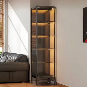 Glass Display Cabinet and Figure Display Case for Model Displays and Toys