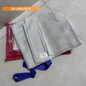 Glass Fiber Fire Extinguishing Blanket Kitchen & Camping Emergency Fire Blanket 1.6m x 1.8m Heat Resistant