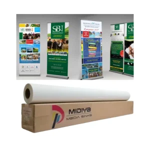 Glossy Matte Dye Inkjet Printing PP Synthetic Paper PVC PET Self Adhesive Banner Poster Material with Removable Glue
