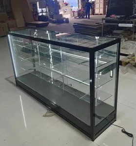 Good Selling Display Cabinet Glass Led Display Case Store Fixtures Trophy Cabinet Furniture for Shop Product Showcase
