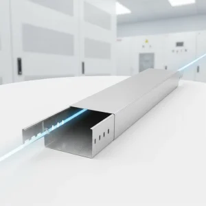 Good Service Width 600mm Stainless Steel Side Rail Height 200mm Trough type Cable Tray
