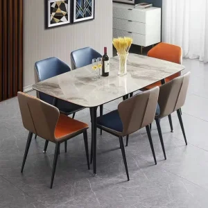 Granite Panel Dining Table and Chair Set