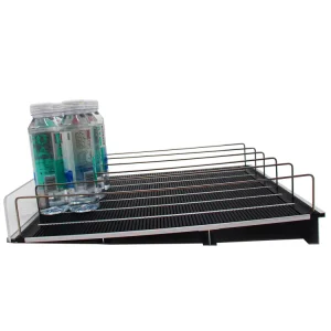 Gravity Feed Roller Shelf Supermarket Roller Flex Shelf Pusher Store Sliding Beverage Display Roller