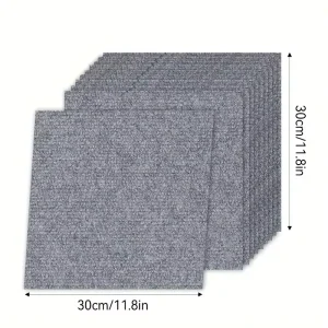 Gray Eco Friendly Anti Slip Water Proof Soundproof PVC Backing Thin Polyester Carpet Flat Weave Machine Made Floor Mat