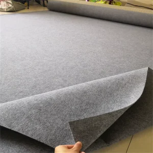 Grey Disposable Nonwoven Felt Low Pile Non-Slip Exhibition Carpet