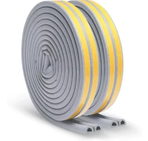 HBSN SN 606 EPDM Foam Seal Window Strip Tapes Adhesive Sponge Rubber Extruded Cuttable Anti Collision Thermal