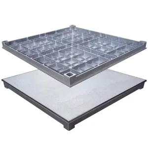 HPL PVC 600 x 600 mm Anti-Static Aluminum Raised Floor Panel for Clean Room