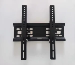 HT-001 Office TV Stand and Bracket Adjustable Tilt -5 to +15 Degrees Steel Slim Flat Screen Mount VESA 50×50-200x200mm