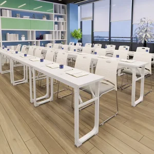 HYZ 210X Educational Institution Folding Training Tables Chairs Student Tutoring Desks Modular Conference Tables Modern