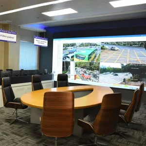 HYZ-216X Custom V-Shaped MDF Conference Training Table for 10 People