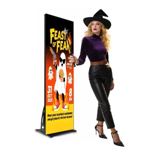 Halloween LED Poster Screen and Sign, IP65, Outdoor Elevator Use, SDK Function