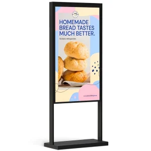 Hanging 55 Inch 2500 Nits High-Brightness Double-Sided Window Display, Sunlight-Readable Digital Signage Player