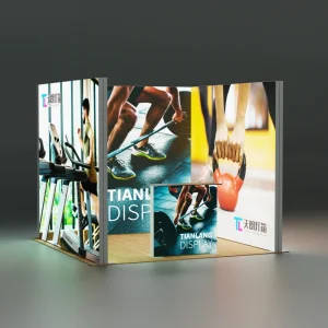 Hanging Tension Dye Sublimation Portable Modular Lightbox Exhibition Hall Outdoor IP66 Seg Quick Fair Build