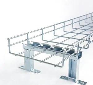 Hanging Wire Mesh Cable Tray Pipe Channels Hot Dip Galvanized Cable Management