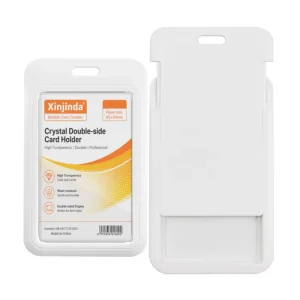 Hard Plastic Slide Cover Card Cases Work Employee ID Card Student Credit Exhibition Card Holder Student ID Badge Holders