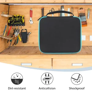 Hard Shell EVA Shockproof Tool Carrying Case Protective Storage Bag with Handle
