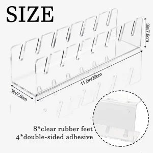 Hat Stand for Baseball Caps Acrylic Hat Organizer Display Holder No Install Hat Rack Shelf for 14 Baseball Caps for Bedroom