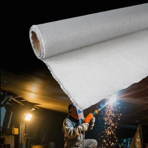 Heat Resistant Sewable PU Coated Fiberglass Fabric for Custom Fire Curtains and Welding Pads