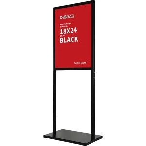 Heavy Duty 18*24 Inch Slide-in Double-sided Poster Sign Holder Rack Floor-standing