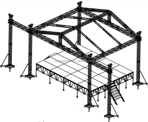 Heavy-Duty Aluminum Alloy Lifting Truss System for Event Stages and Speaker Hanging