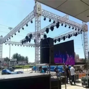 Heavy Duty Aluminum DJ Event Lighting Movable Stage Truss Display
