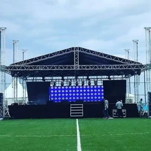 Heavy-Duty Aluminum Roof Stage Frame Truss System for Outdoor Concerts and Events