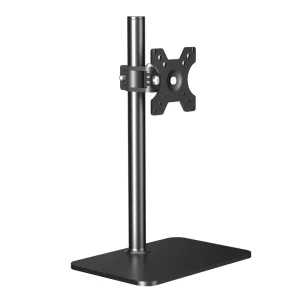 Heavy Duty Cold Rolled Steel Monitor Mount Bracket with Swivel Tilt Desktop Stand for 14-32 Inch LCD LED Screens