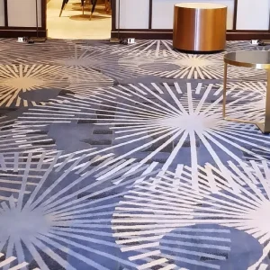 Heavy Duty Commercial Broadloom Carpet Roll Durable 3d Printed Banquet Hall Carpet Wall to Wall Carpet
