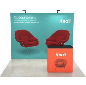 Heavy-Duty Custom Fabric Trade Show Display Wall Pop-up Stand