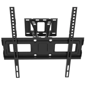 Heavy-Duty Full-Motion Adjustable Tilt and Swivel TV Wall Mount Bracket for 26-60 Inch LCD Screens, 50kg Capacity