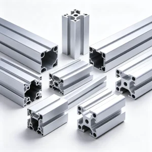 Heavy Duty Grooved Industrial Aluminum Extrusion Profile Multi channel Hollow Profile For Inspection Equipment Rack