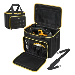 Heavy-Duty Handheld Slanted Cross-Body Tool Bag and Storage Box