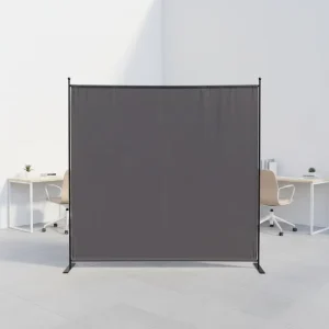 Heavy-Duty Iron Office Privacy Screen 180 x 180 cm for Hospital Clinic School Classroom