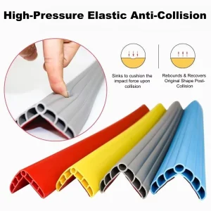 Heavy Duty L Shape Corner Protector Strip Anti Collision Soft PVC Rubber Wall Edge Guard Self Adhesive Safety Sealing Strip