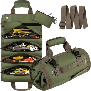 Heavy Duty Lightweight Portable Foldable Multi-Function Waterproof Tool Roll Organizer OEM ODM