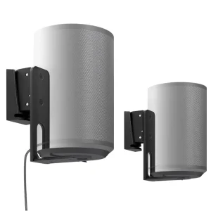 Heavy Duty Metal 360 Degree Rotating Wall Speaker Holder for Audio Systems Mounting ERA100 and ERA 100 SL