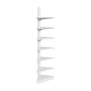 Heavy Duty Outer Corner Supermarket Rack 2000mm Height Adjustable Metal Shelf for Convenience Store Displays