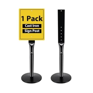 Heavy-Duty Parking Lot Signs on Portable Stand with Customized Graphic