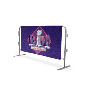 Heavy Duty Portable Barrier Jacket Foldable Event Fence Covers for Trade Shows Road Advertising Crowd Tradeshows’ Banners’