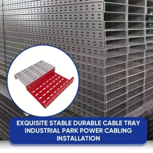 Heavy Duty Quick Install Type Perforated Cable Tray for Exhibition Temporary Venue Rapid Cabling Deployment Customizable