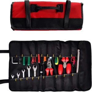 Heavy Duty Roll Tool Bag Household Hardware Tool Kit Portable Outdoor Camping Picnic Chef Knife Bag
