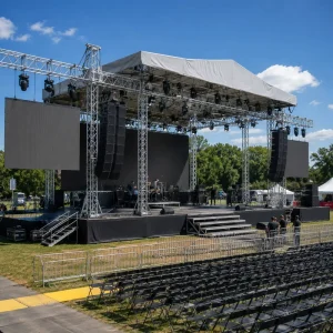 Heavy Duty Rustproof Aluminum Alloy Square Truss CE TUV Certified 200kg Load Capacity Modular Design for Outdoor/Indoor Live