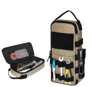Heavy Duty Small Tool Bag Pouch Portable Utility Organizer Case with Zipper Multi functional Portable Tool Bag