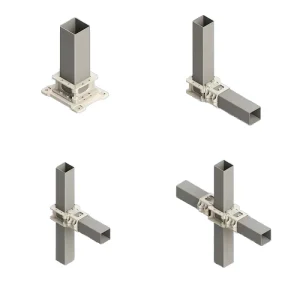 Heavy Duty Square Tube Connectors Weld Free Options for Pipe Fittings Square Tube Connectors Heavy duty Without Welding