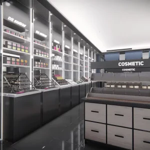 Heavy-Duty Steel Stacking Display Rack Storage Cabinet Retail Store Showcase