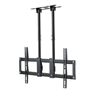 Heavy Duty Steel Tilt and Height Adjustable Ceiling TV Bracket for 60-120 Inch Flat Screens