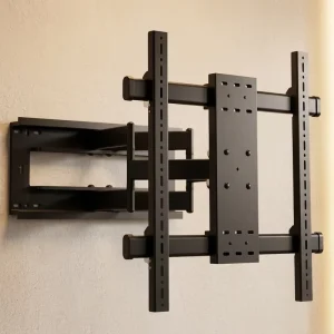 Heavy Duty Swivel Full-Motion TV Wall Mount Bracket for 50-100 Inch LCD LED OLED Flat Screen TVs Cold Rolled Steel