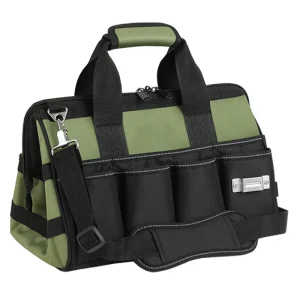 Heavy Duty Tool Bag 16 Pocket Portable Tool Box Organizer Big Storage Toolbox Organization Soft Handle Zipper Carrying Toolbag